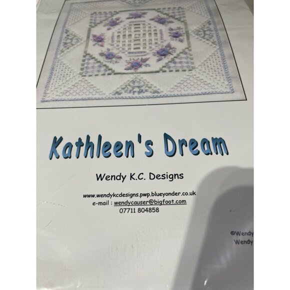 Kathleen’s Dream Wendy KC Designs Needlepoint Vintage 2002 Kit - Picture 2 of 4